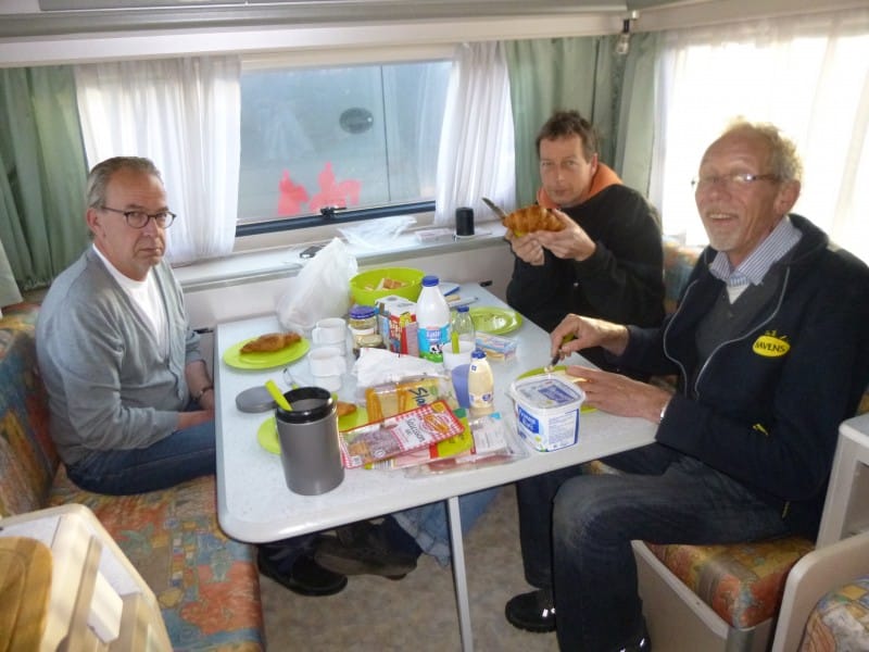 Team van de week vlnr. Hans, Frank en Tonnie